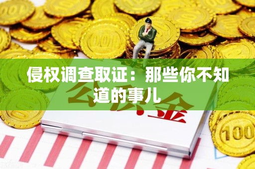 洛江侵权调查取证：那些你不知道的事儿