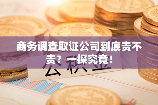 洛江商务调查取证公司到底贵不贵？一探究竟！