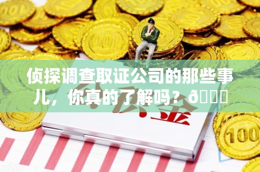洛江侦探调查取证公司的那些事儿，你真的了解吗？😎