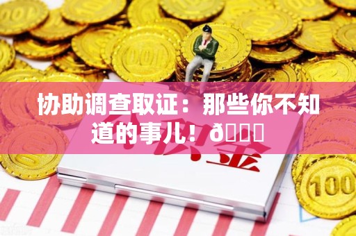 洛江协助调查取证：那些你不知道的事儿！😎