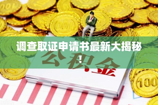 洛江调查取证申请书最新大揭秘！