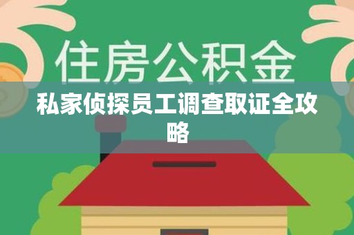 洛江私家侦探员工调查取证全攻略